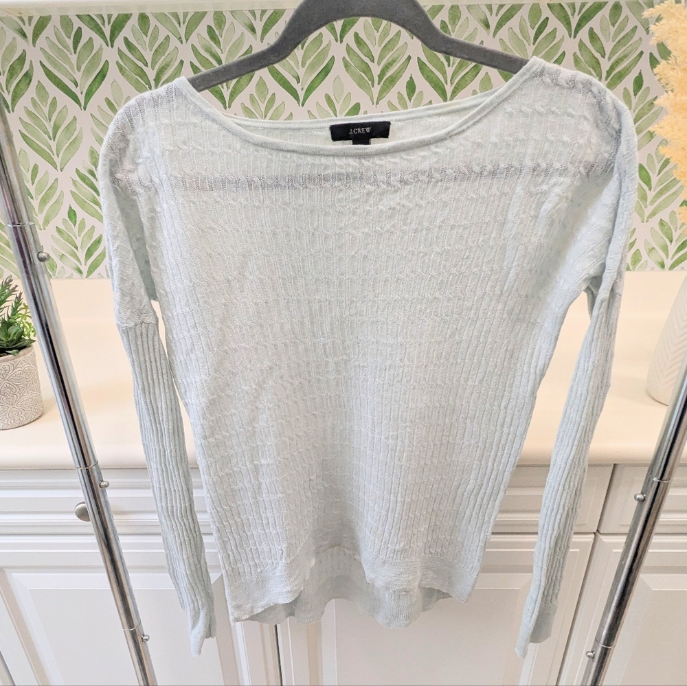 ⭐J. Crew Baby Blue Tissue Delicate Sweater XS⭐